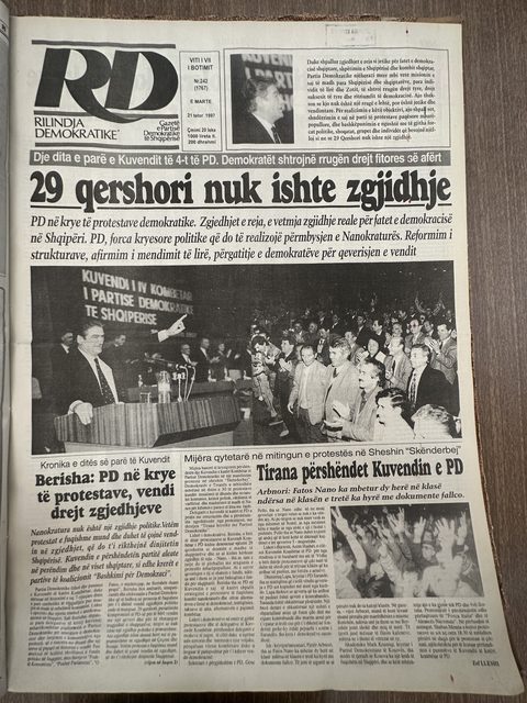 Rilindja Demokratike 1997-10-21